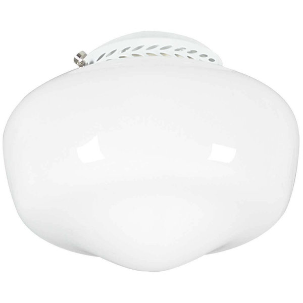 Winston Porter 1Light Schoolhouse Ceiling Fan Light Kit Wayfair